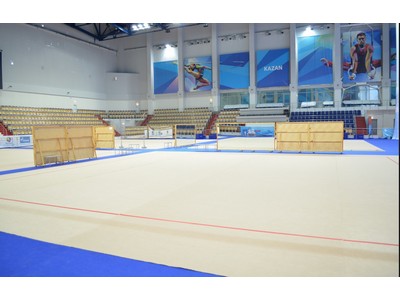 Соревновательный ковер для художественной гимнастики, размер 10х10м толщина 10мм ОС-13521